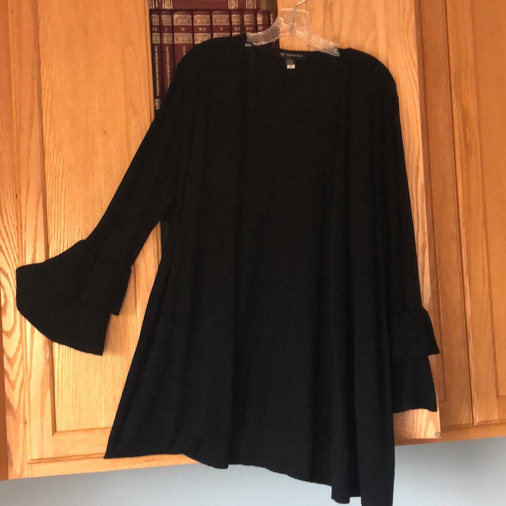 Black Wool Blend Cardigan